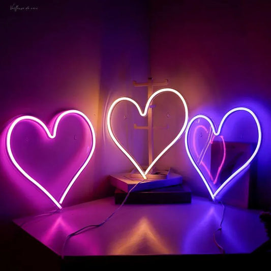 Applique Murale Neon Cœur
