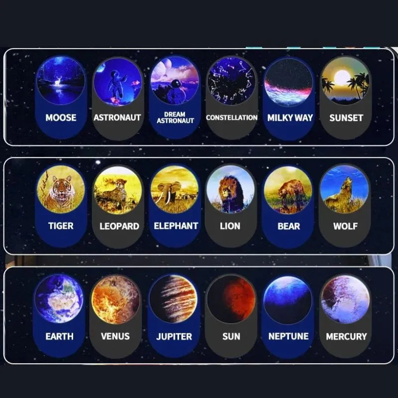 astronaute lumière 16 modeles