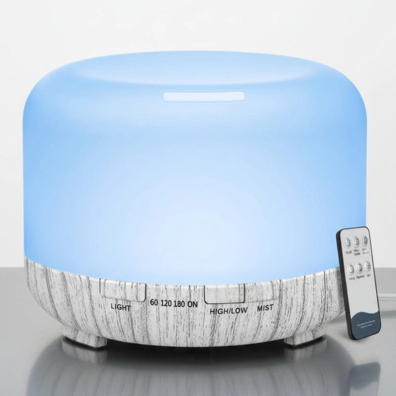 Diffuseur à huiles essentielles avec télécommande à distance pour un usage confortable