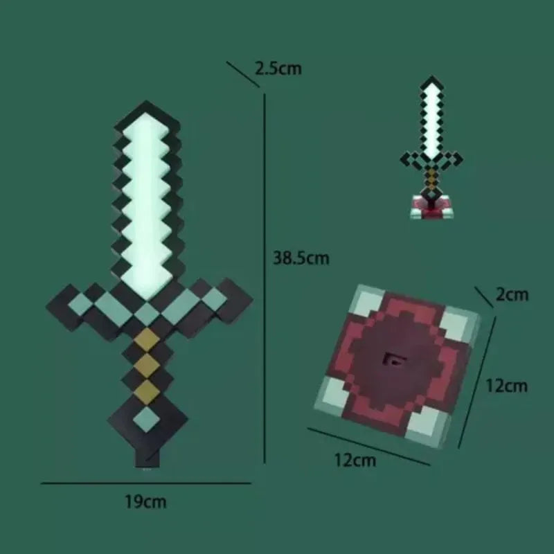minecraft épée diamant taille