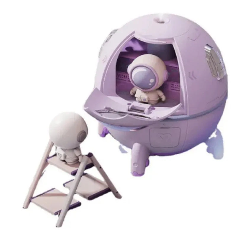 Diffuseur d'Air Vaisseau Astronaute Fond Blanc