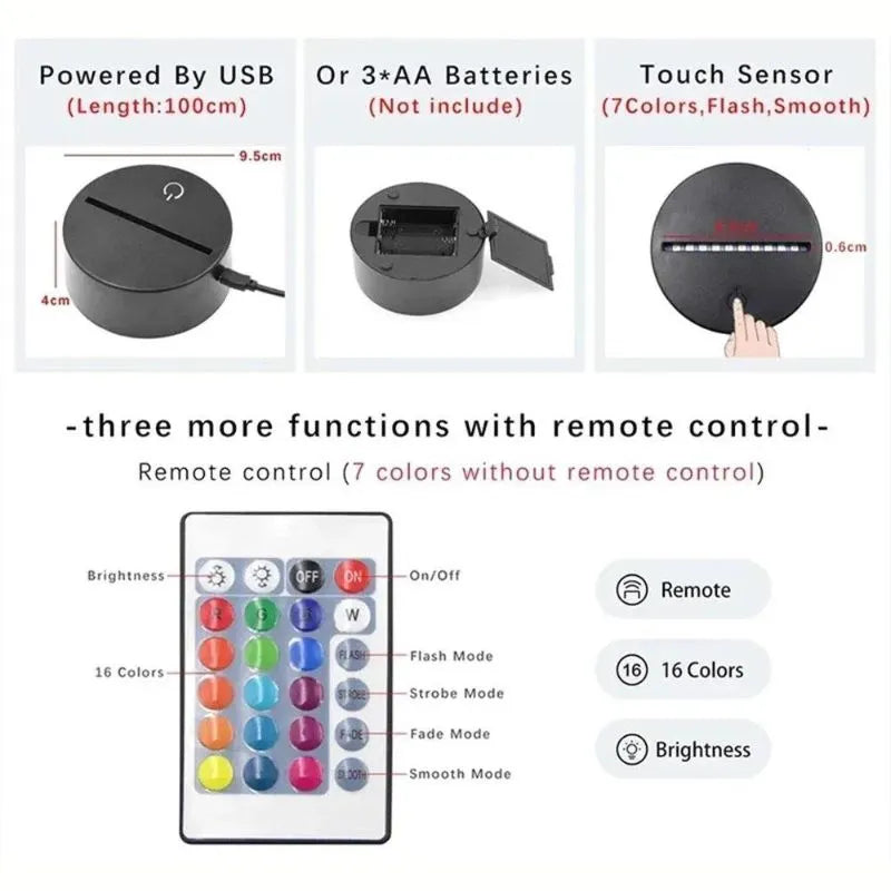 Sonic 3 lumineux Telecommande