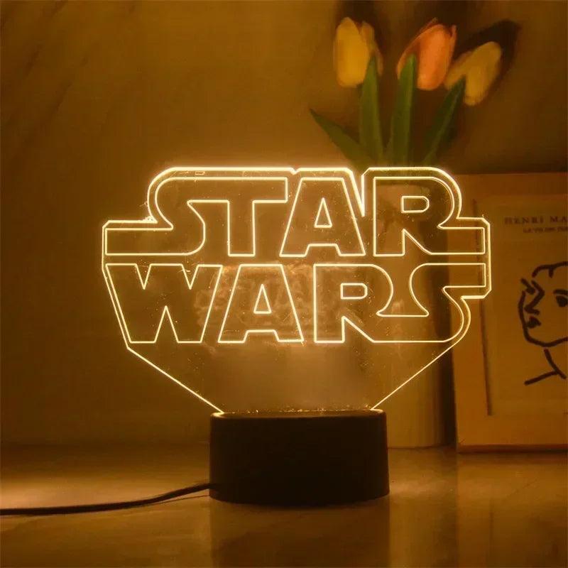 Lampe de chevet 3D Star Wars - Veilleuse de rêve