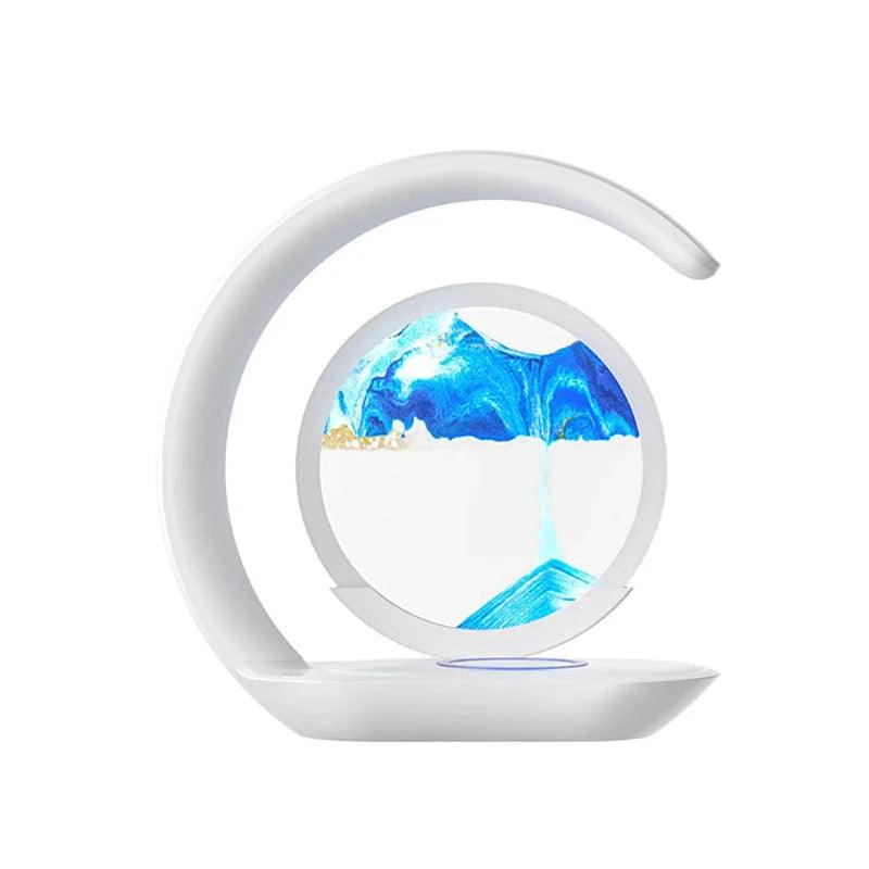 Lampe Avec Chargeur Téléphone Sable Mouvant - Veilleuse de rêve
