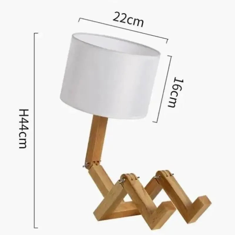 lampe bonhomme bois dimension