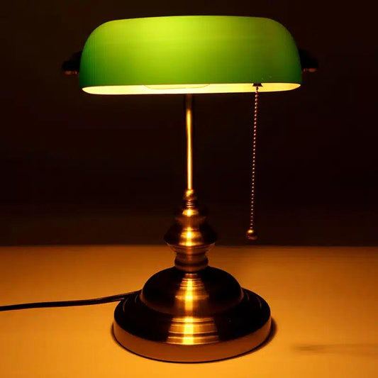 Lampe Bureau Banquier Verte - Veilleuse de rêve