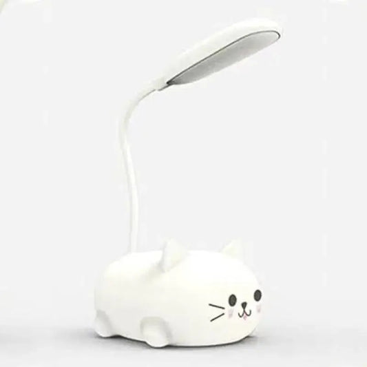 lampes chats blanc