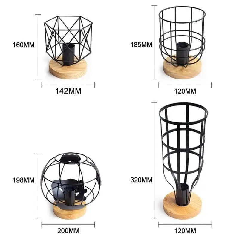 lampe chevet naturel dimension 4 modèles
