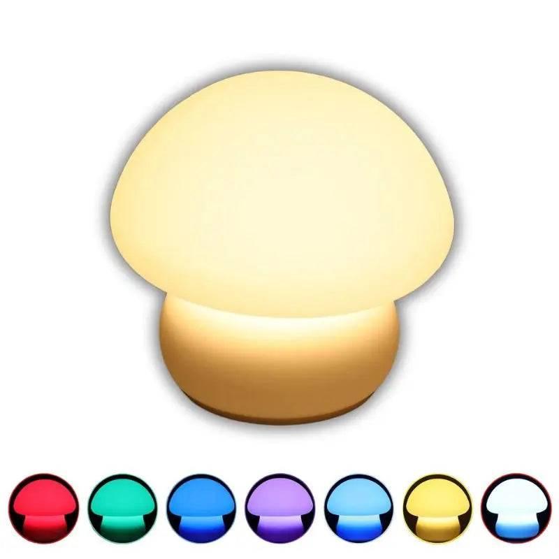 Lampe De Chevet Champignon Tactile Rechargeable - Veilleuse de rêve