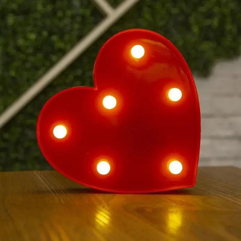 Lampe De Chevet Coeur Led - Veilleuse de rêve