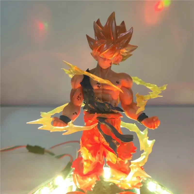 Lampe Dragon Ball Z Boule de cristal super saiyan de face