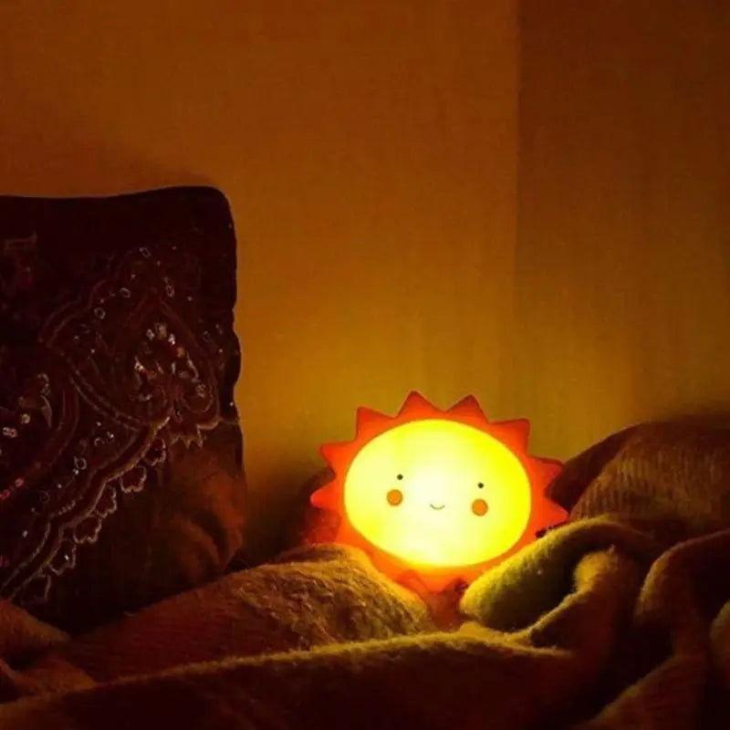 Veilleuse Enfant Soleil Sur Le Lit