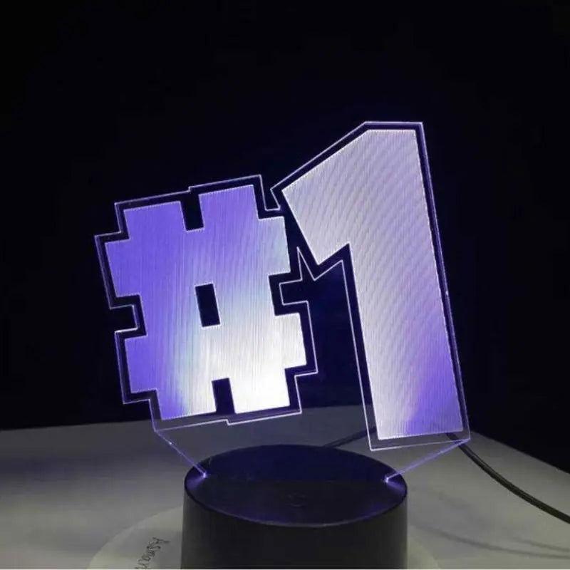 Lampe Fortnite 3D Victoire Royale #1 - Veilleuse de rêve
