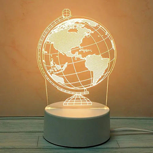 Koranisches Nachtlicht | Leuchtender Erdglobus