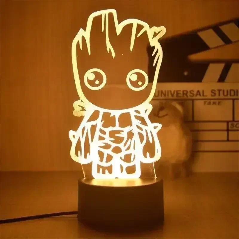 Lampe Led Groot 3D - Veilleuse de rêve