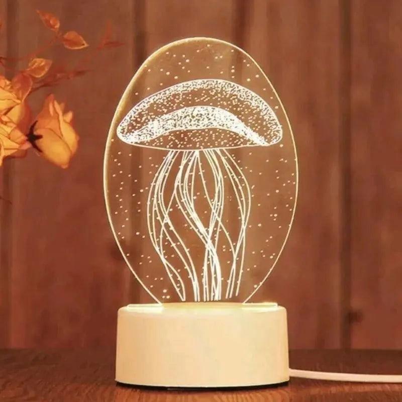 Lampe Méduses Géant 3D - Veilleuse de rêve