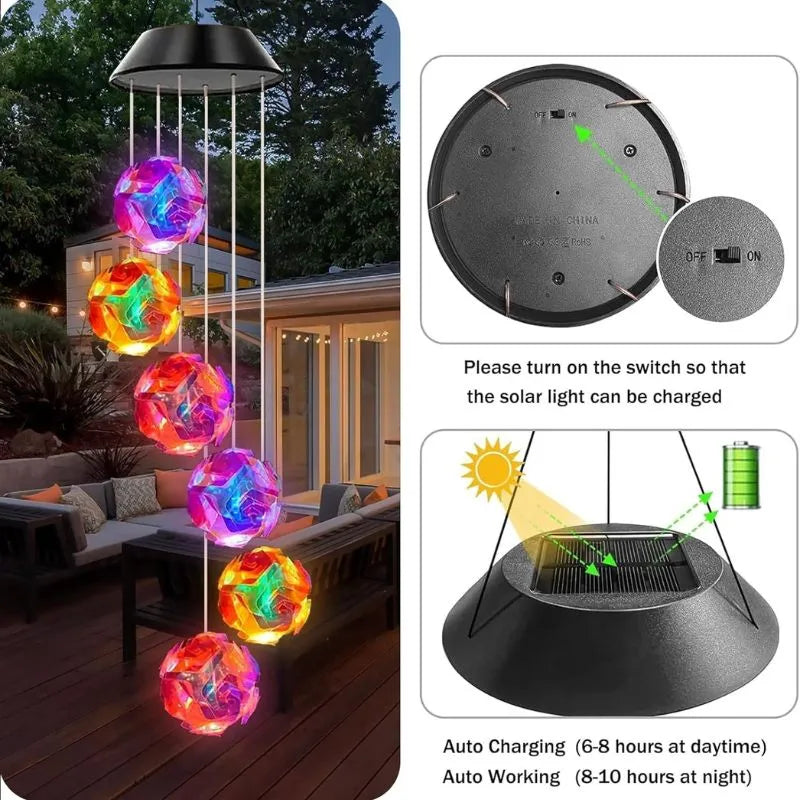 carillon solaire extérieur temps de charge