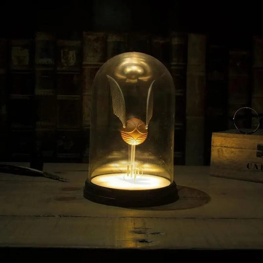 Lampe Vif d'Or Sous Cloche - Veilleuse de rêve