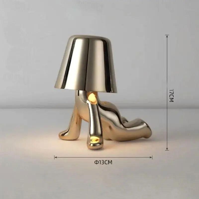 Lampe a Poser Doré Petit Bonhomme 4 Pattes - Veilleuse de rêve