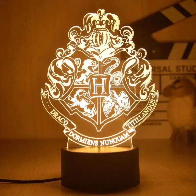 Lampe De Chevet Harry Potter Emblème De Poudlard - Veilleuse de rêve