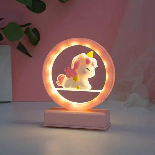 Lampe de Chevet Licorne Lumière - Veilleuse de rêve