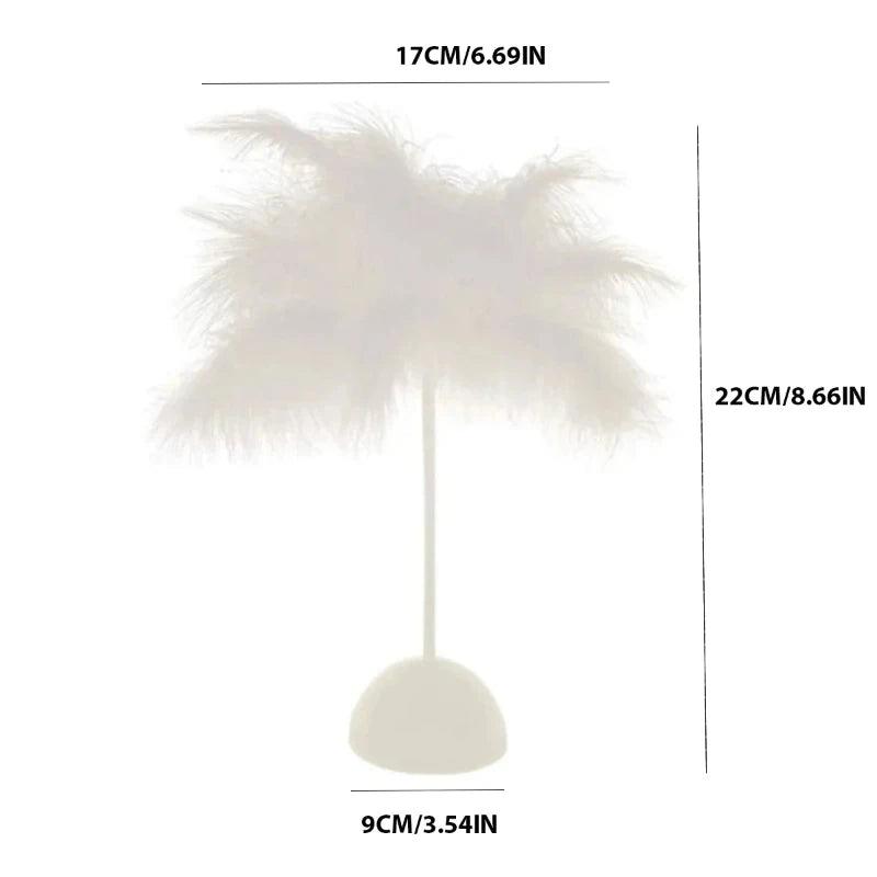 Lampe de Chevet Plume Batterie - Veilleuse de rêve