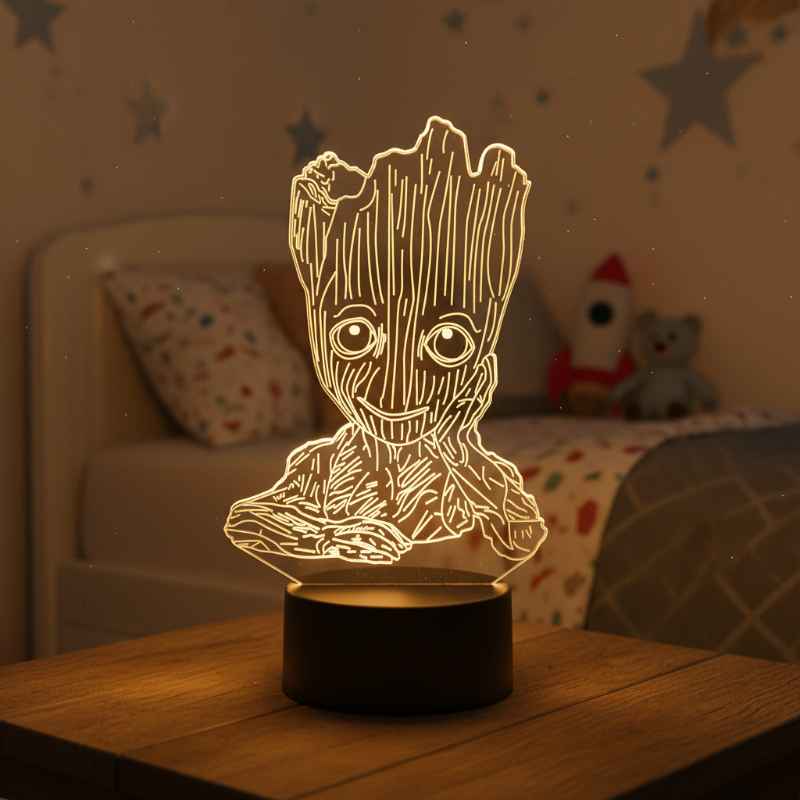 Lampe 3D LES GARDIENS DE LA GALAXIE Groot