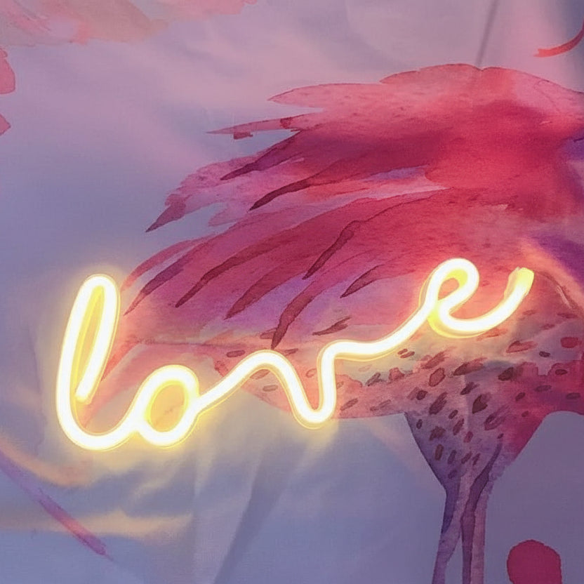 Néon Led Love Blanc - Veilleuse de rêve