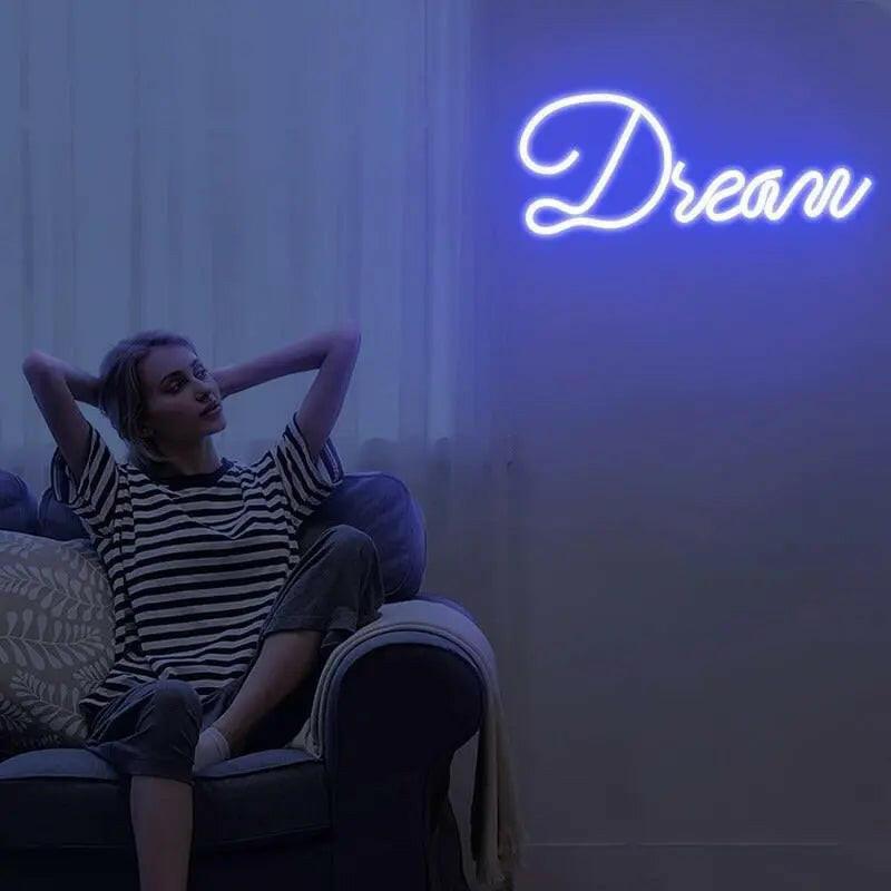Panneau Eclairage Led Mural Dream Bleu - Veilleuse de rêve