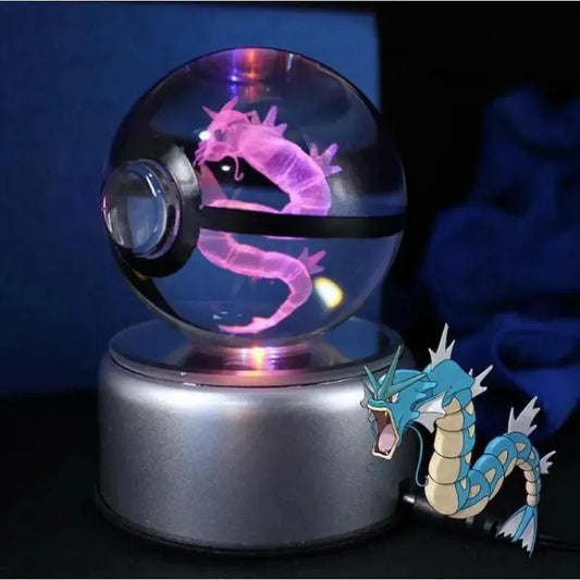Pokeball Lumineuse Led Pokebal Gyarados