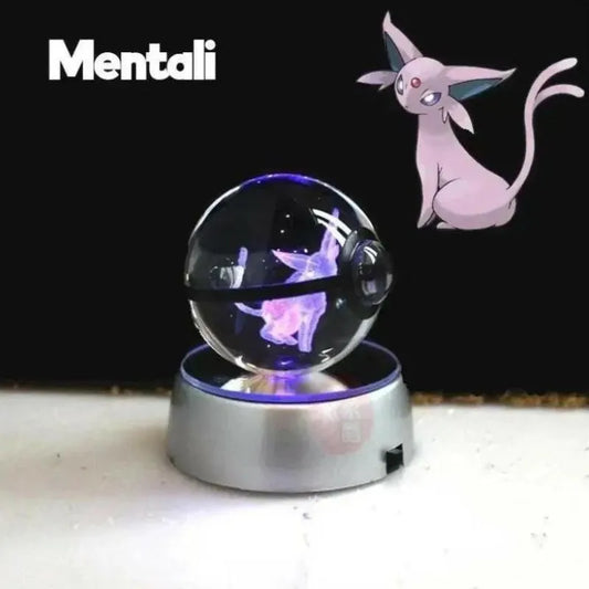 Pokéball Espeon Lumineuse en Cristal Pokémon