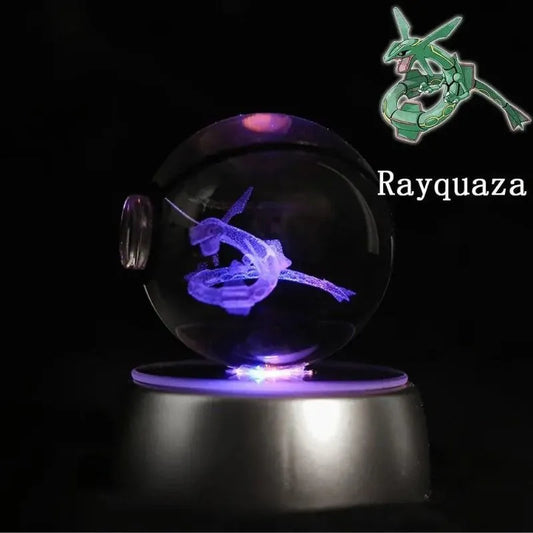 Rayquaza Large Crystal Pokeball