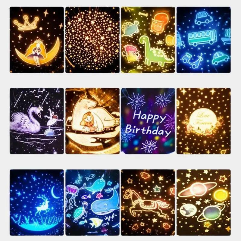 Projecteur Étoile | Forme Lapin Avec Haut Parleur - Veilleuse de rêve