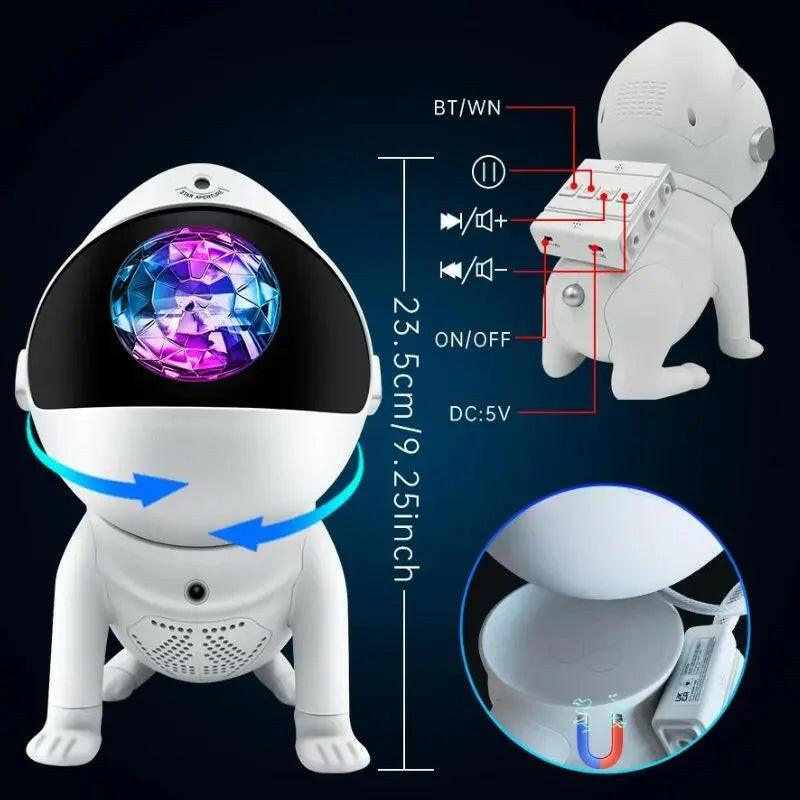 Projecteur Galaxie Chien Espace - Veilleuse de rêve