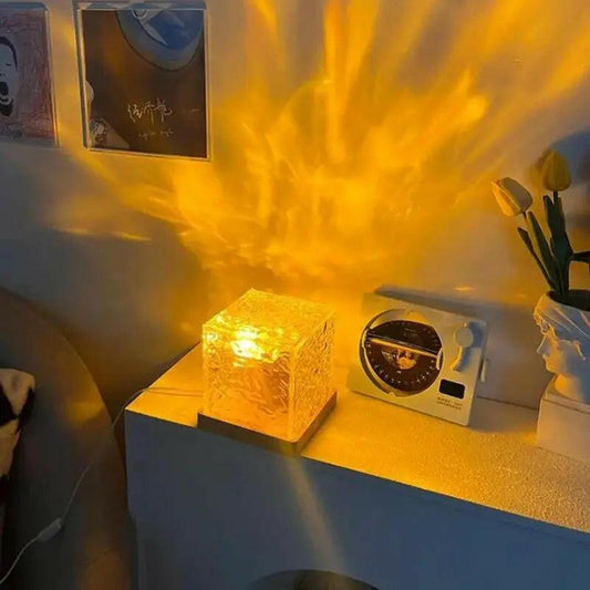 Projecteur Lumineux Glaçon Cube - Veilleuse de rêve