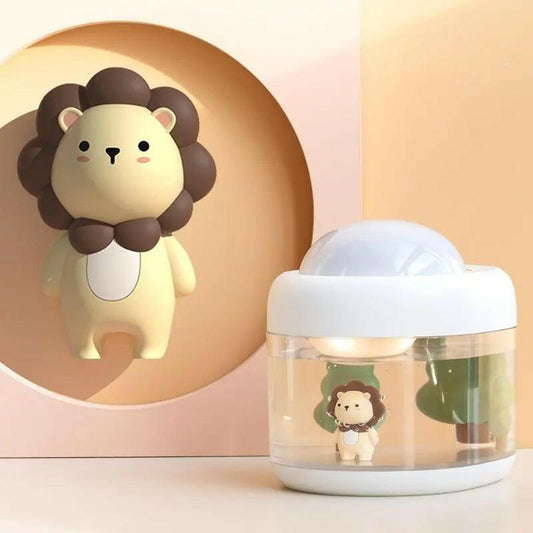 Projecteur Lumineux | Humidificateur D'air Bébé Figure Intérieur Lion - Veilleuse de rêve