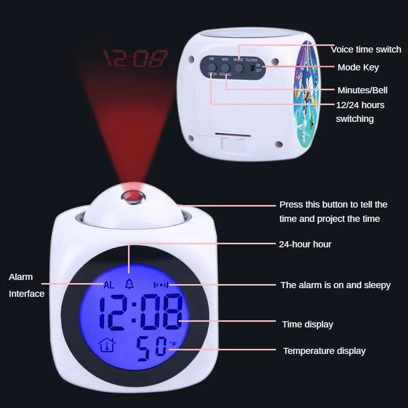 Réveil éducatif et pédagogique Stitch