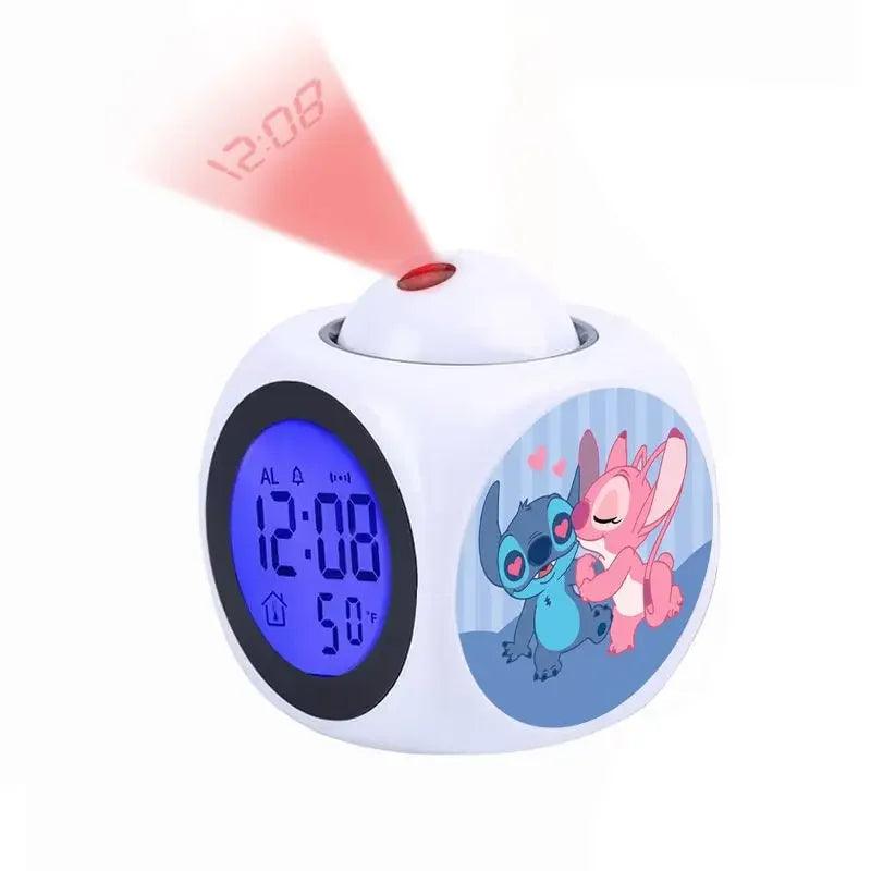 Réveil Stitch et Angel Bisous - Veilleuse de rêve