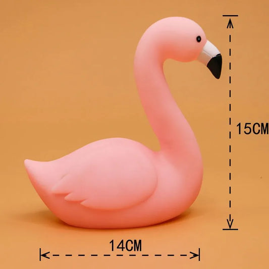 Veilleuse Animaux Jungle Cygne Rose