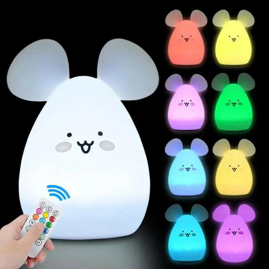 Veilleuse Animaux | Souris Tactile - Veilleuse de rêve