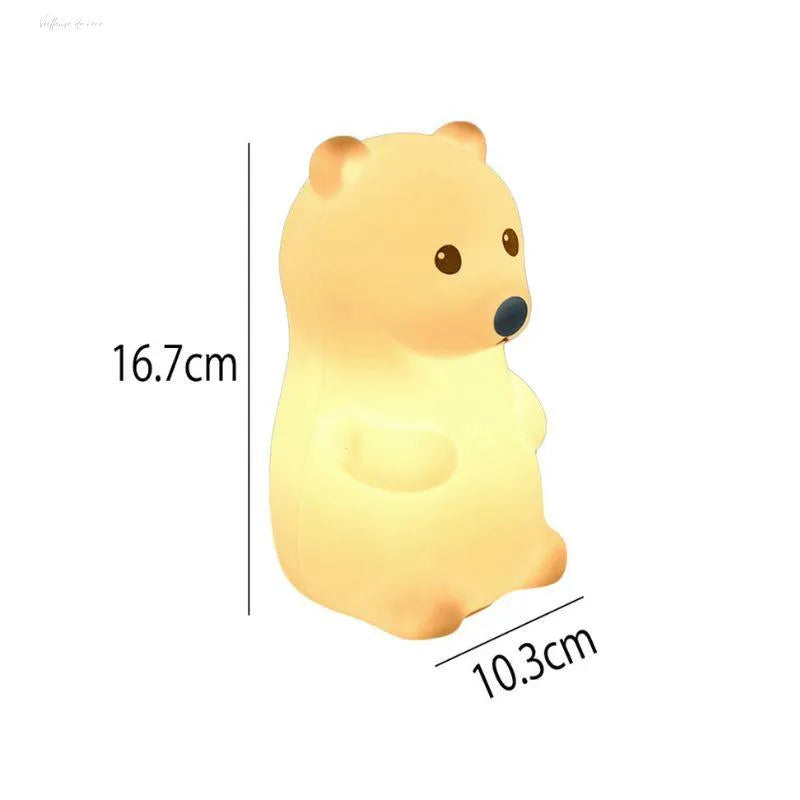 veilleuse ours dimension