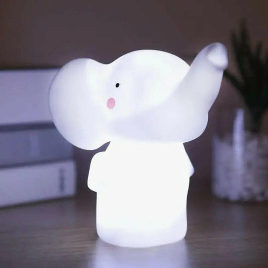 Veilleuse Elephant Blanc - Veilleuse de rêve