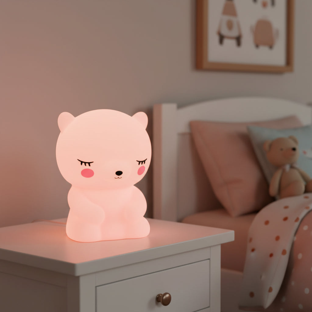 Veilleuse Ourson | Ourson En Rose Veilleuse de rêve