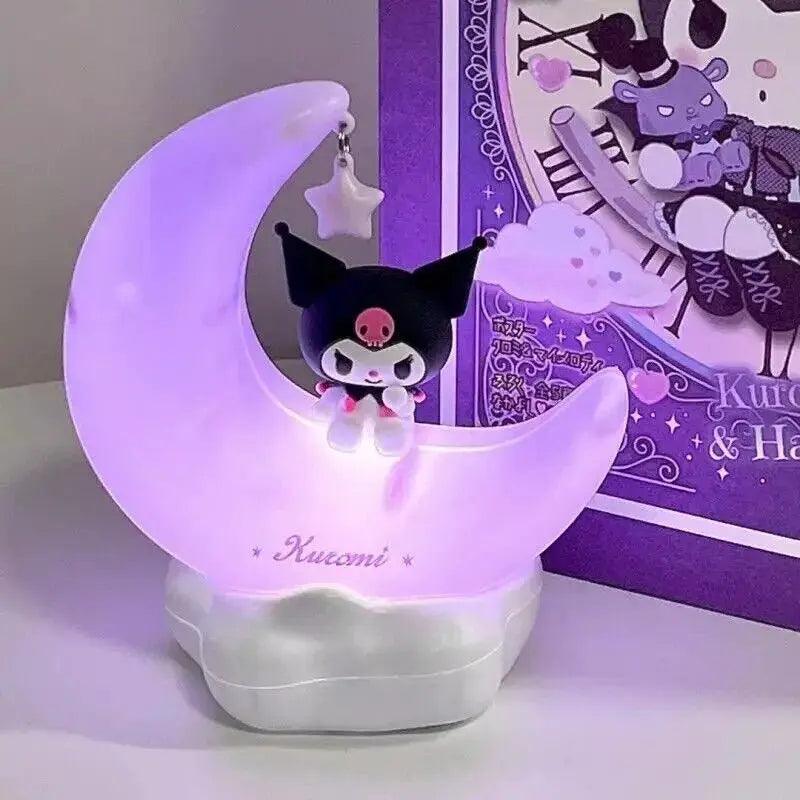 Veilleuse lune Kuromi design compact chambre bébé