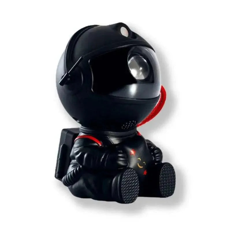 Astronaute Projecteur de Galaxie Lampe Noir fond blanc