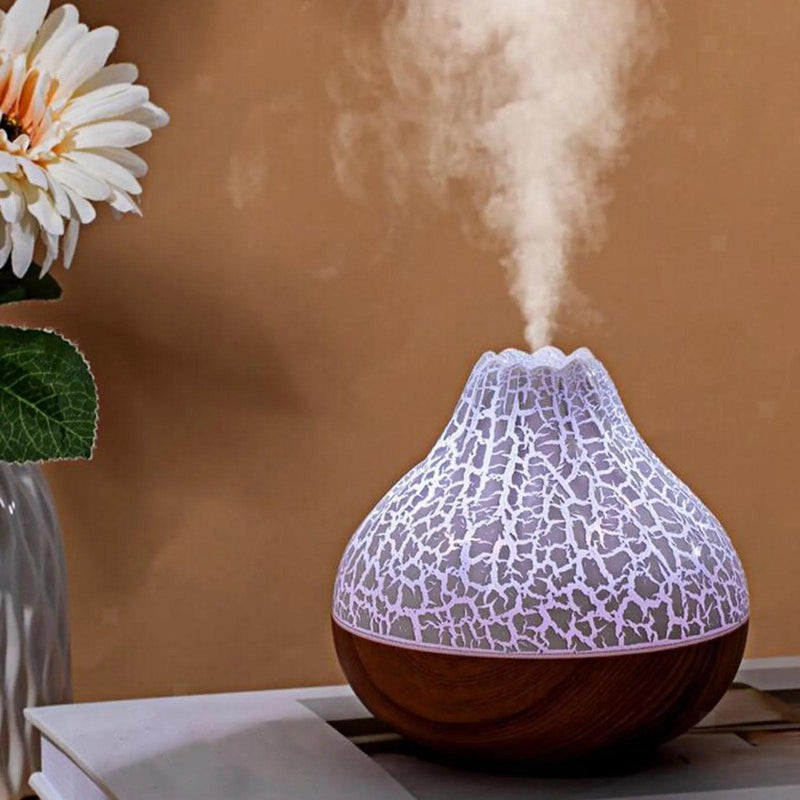 Diffuseur Huiles Essentielles Volcan - Veilleuse de rêve