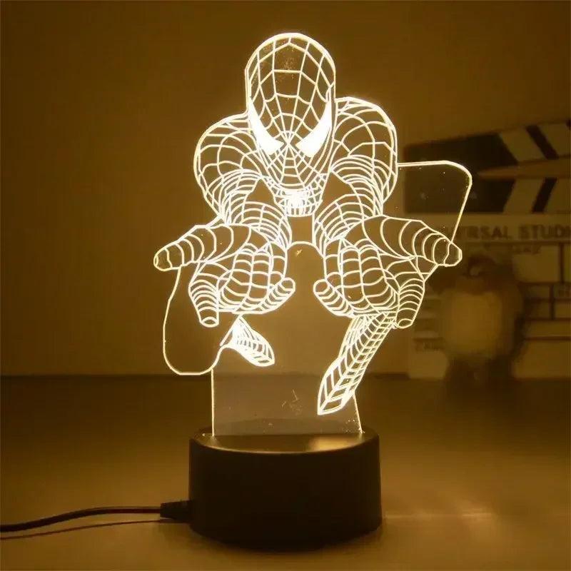 3D Veilleuse Spider-Man - Veilleuse de rêve 