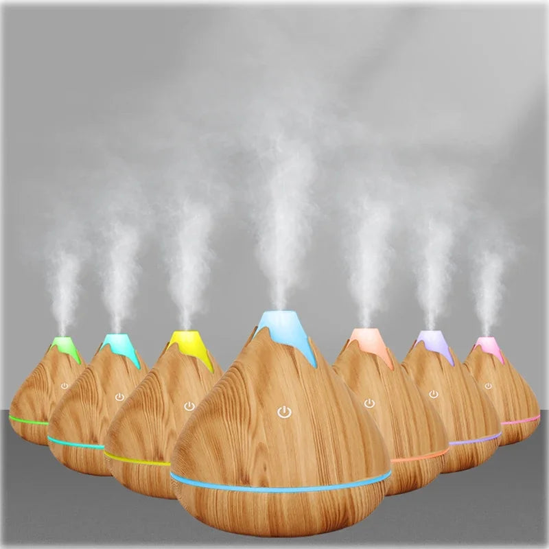 veilleuse diffuseur humidificateur 7 couleurs LED dégradé ambiance zen