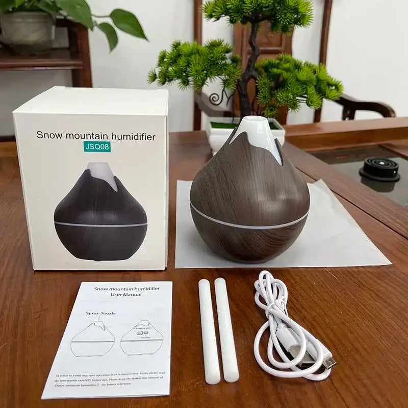Diffuseur Humidificateur Bois Design Salon Moderne