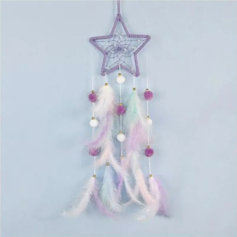 Attrape Reve Etoile Lumineux Violet